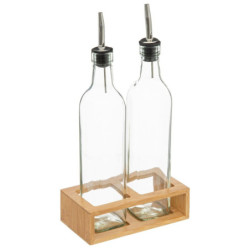 Set bouteilles huile et...