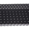 Moule rectangulaire à fond amovible en métal - Gris - L 35 x l 11 cm