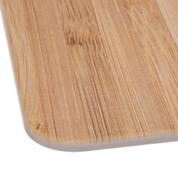 Tapis de bain en diatomite effet bambou - Beige - l 39 x L 60 cm