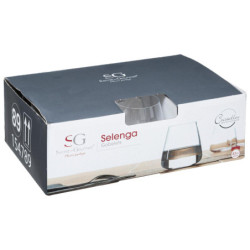 Lot de 6 verres bas "Selenga" - Transparent - 43 cl
