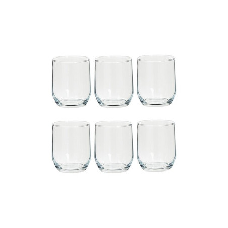 Lot de 6 gobelets bas "Paol'eau" - Transparent - 31 cl