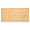 Cache plaque en bambou - Beige - L 52 x l 28 cm