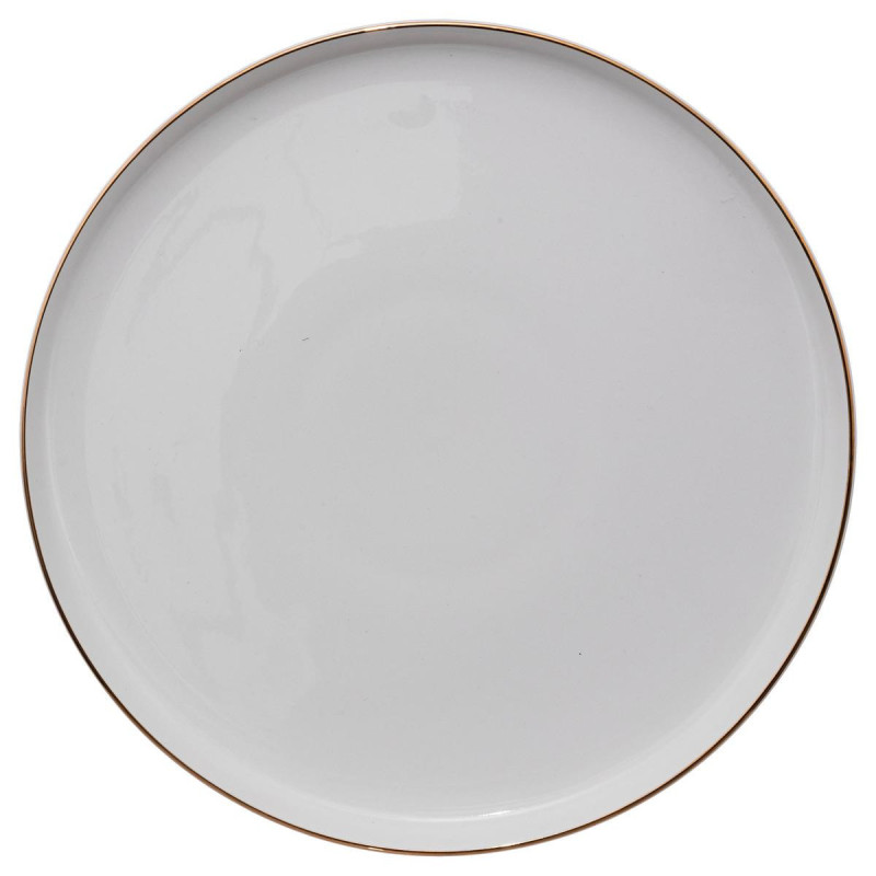 Lot de 6 assiettes plate "Sublima" - Blanc - D 27 cm