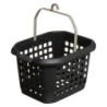 Panier pour pinces à linge "Hugger" - Gris - L 17 x l 22,5 x H 13,5 cm