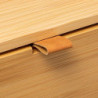 Boîte à 2 tiroirs en bambou "Tidy smart" - Marron clair - L 25 x H 14 cm