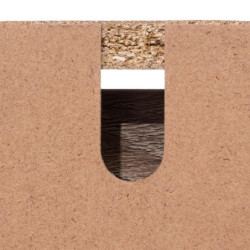 Caisson de bureau à 6 tiroirs en bambou - Marron - L 38 x P 33 x H 100 cm