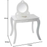 Coiffeuse avec tabouret - Enfant - Blanc