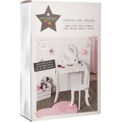 Coiffeuse avec tabouret - Enfant - Blanc