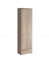 Armoire-penderie - ARMARIO - 60 cm x 203 cm x 32 cm   - Chêne