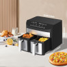 Airfryer XXL à double compartiments - 2 x 8L - 2400W