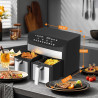 Airfryer XXL à double compartiments - 2 x 8L - 2400W
