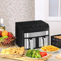 Airfryer XXL à double compartiments - 2 x 8L - 2400W