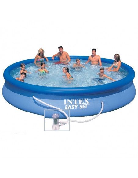 Kit piscine autoportante Easy set - 4,57 m x 0,84 m - Intex