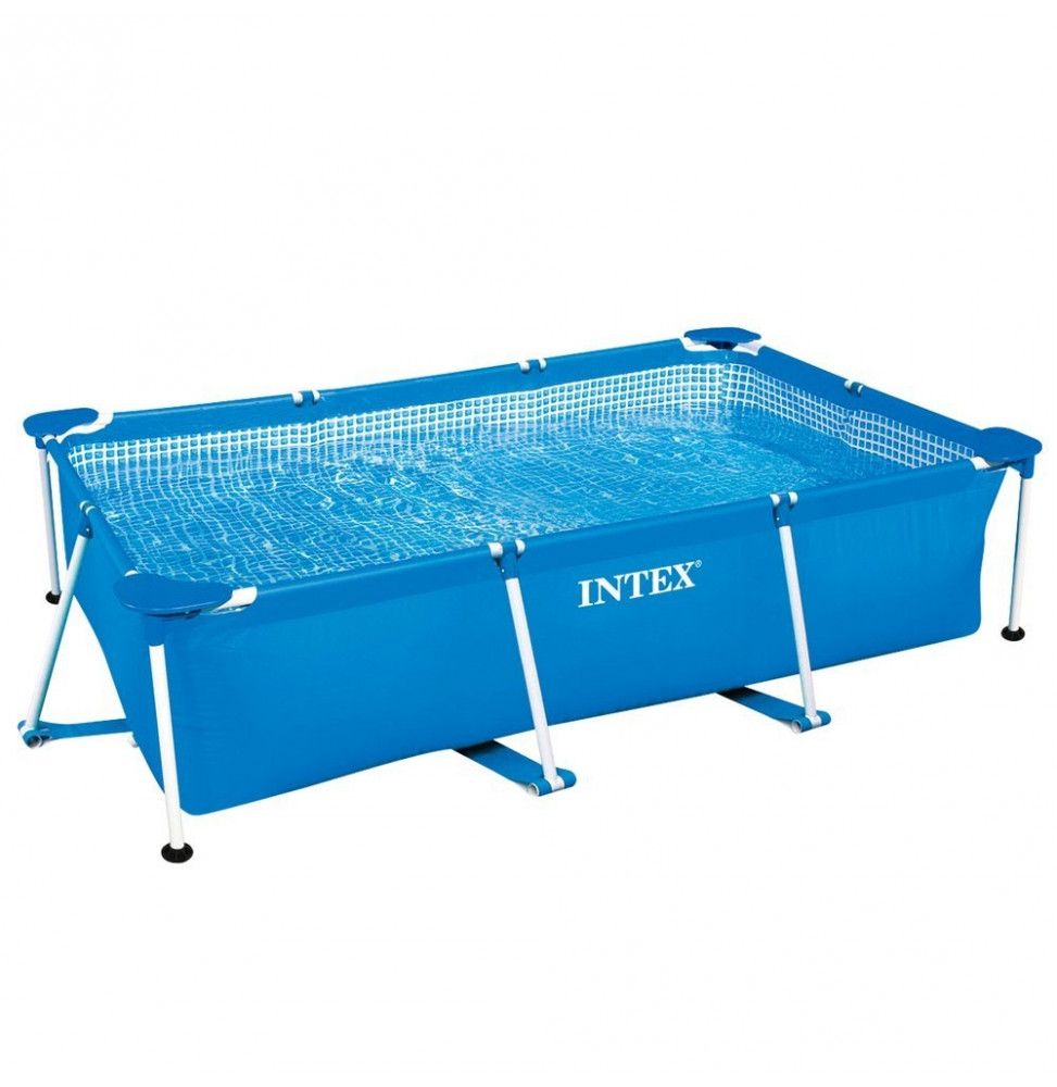 Piscine tubulaire rectangulaire - Metal Frame - 2,60 x 1,60 m x 0.65 m- Intex