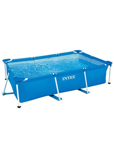 Piscine tubulaire rectangulaire - Metal Frame - 2,60 x 1,60 m x 0.65 m- Intex