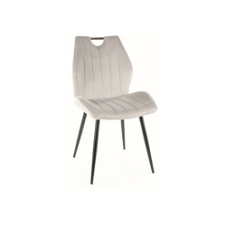 Chaise en velours "Arco" -...