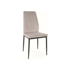 Chaise en velours "Atom" -...