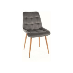 Chaise en velours "Chic D"...