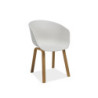 Chaise "Ego" - Blanc - l 59 x H 78 cm
