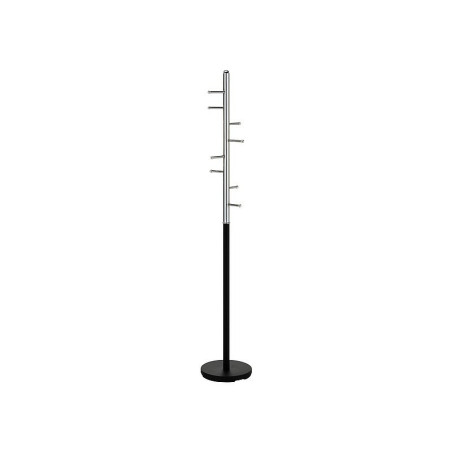 Porte-manteaux "Ferro" - Argenté/Noir - H 173 cm