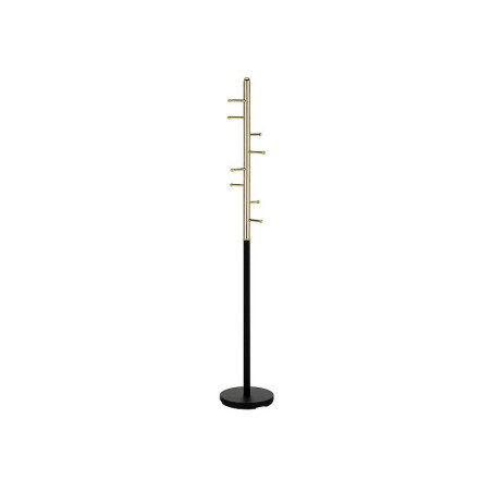 Porte-manteaux "Ferro" - Doré/Noir - H 173 cm