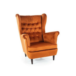 Fauteuil en velours "Harry"...