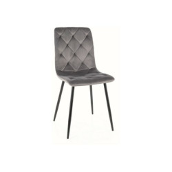 Chaise en velours "Jerry" -...