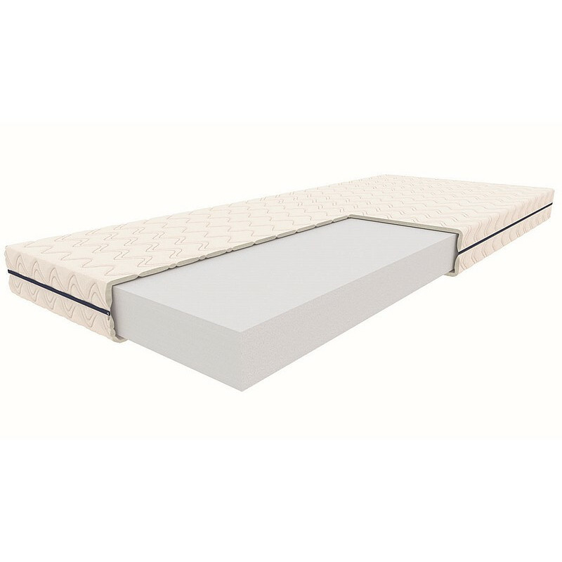 Matelas en mousse "M1" - Blanc - 120 x 200