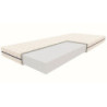 Matelas en mousse "M1" - Blanc - 120 x 200