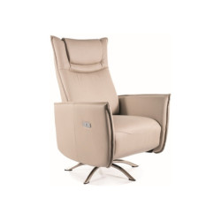 Fauteuil inclinable en cuir...