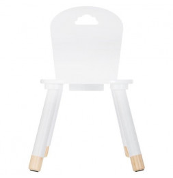 Chaise pour enfants - Nuage - 28 x 50 x 28 cm - Blanc
