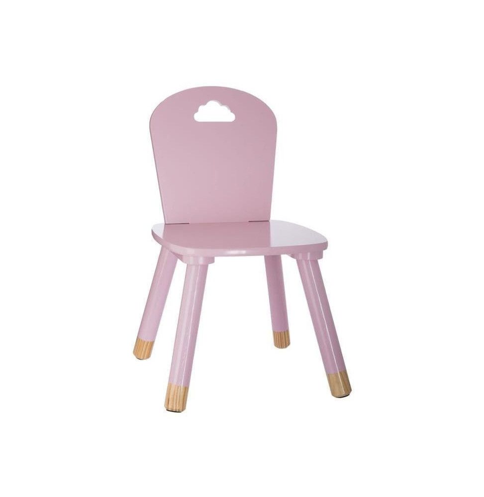 Chaise pour enfants - Nuage - 28 x 50 x 28 cm - Rose