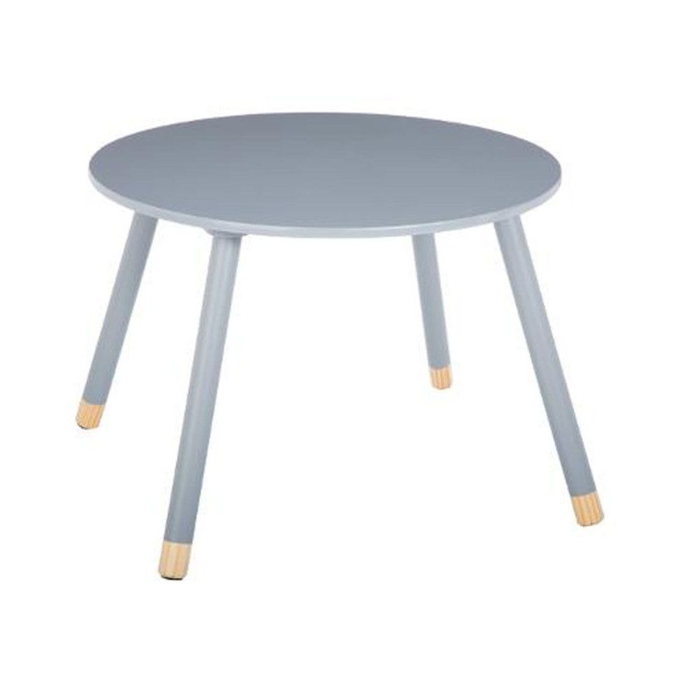Table pour enfants - Douceur - 60 x 60 x 43 cm - Gris