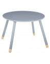 Table pour enfants - Douceur - 60 x 60 x 43 cm - Gris