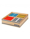 Kapla - Coffret Octocolor 100 planchettes colorées en pin des landes - Jeu pour enfant