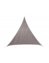 Toile solaire triangle "Curacao" - 200 x 200 x 200 cm - Polyester - Taupe