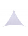 Toile solaire triangle "Curacao" - 200 x 200 x 200 cm - Polyester - Blanc