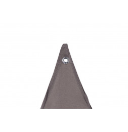 Toile solaire triangle "Anori" - 400 x 400 x 400 cm - Polyester - Taupe