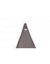 Toile solaire triangle "Anori" - 400 x 400 x 400 cm - Polyester - Taupe