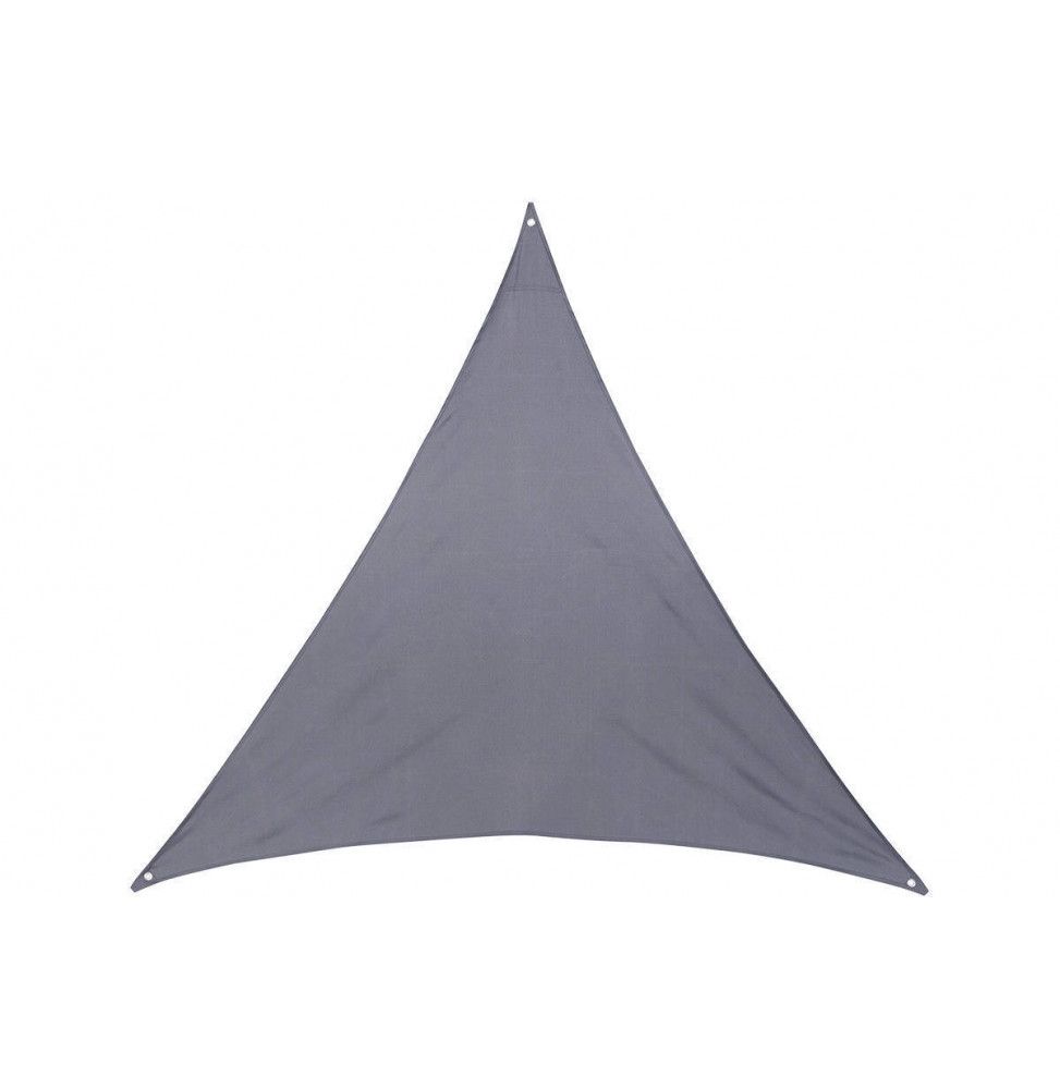 Toile solaire triangle "Anori" - 300 x 300 x 300 cm - Polyester - Gris