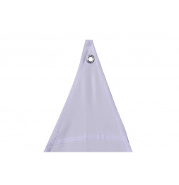 Toile solaire triangle "Anori" - 300 x 300 x 300 cm - Polyester - Blanc