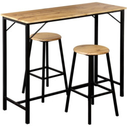 Ensemble Table de Bar et 2...