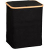 Panier à Linge Noir - Bambou FSC - Panier Rigide 54L