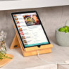 Support Tablette universel et Livre de Cuisine - Bambou FSC