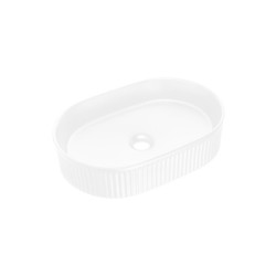 Ensemble Meuble Salle de Bain 2 tiroirs + Vasque + Plateau L 80 x P 40 x H 59,5 cm - Astral - Beige crème