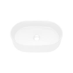 Ensemble Meuble Salle de Bain 2 portes + Vasque + Plateau L 60 x P 40 x H 59,5 cm - Astral - Beige crème