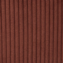 Chaise en Velours Côtelé Terracotta et Piètement en Métal Noir - Chaise de Salon, Salle à Manger