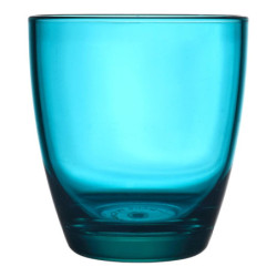 Lot de 24 Verres à Jus Incassables en Plastique Alimentaire Durable - 29cL - Lave-Vaisselle - Bleu violet rouge jaune