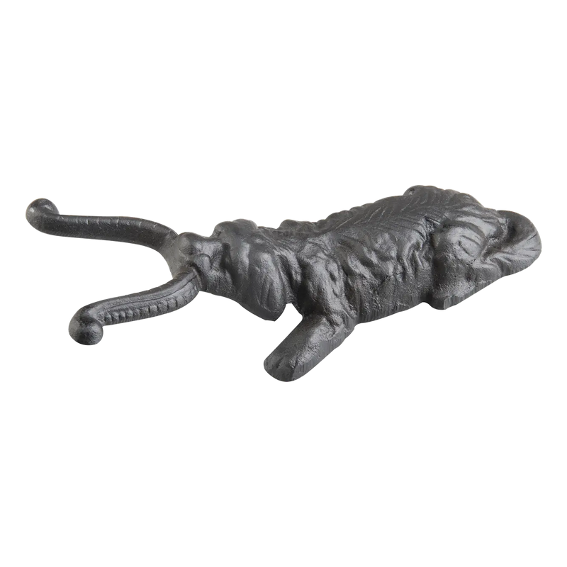 Tire bottes en forme de chien en fonte