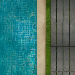 Lot de 8 packs de 4 soit 32 Dalles Clipsables 30 x 30 cm soit 2,88 m² Sol Extérieur